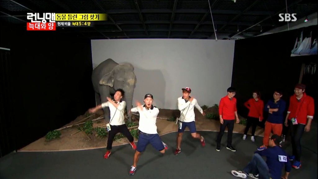 running man131020haha,朴明秀,金钟国三人组哈明国合体