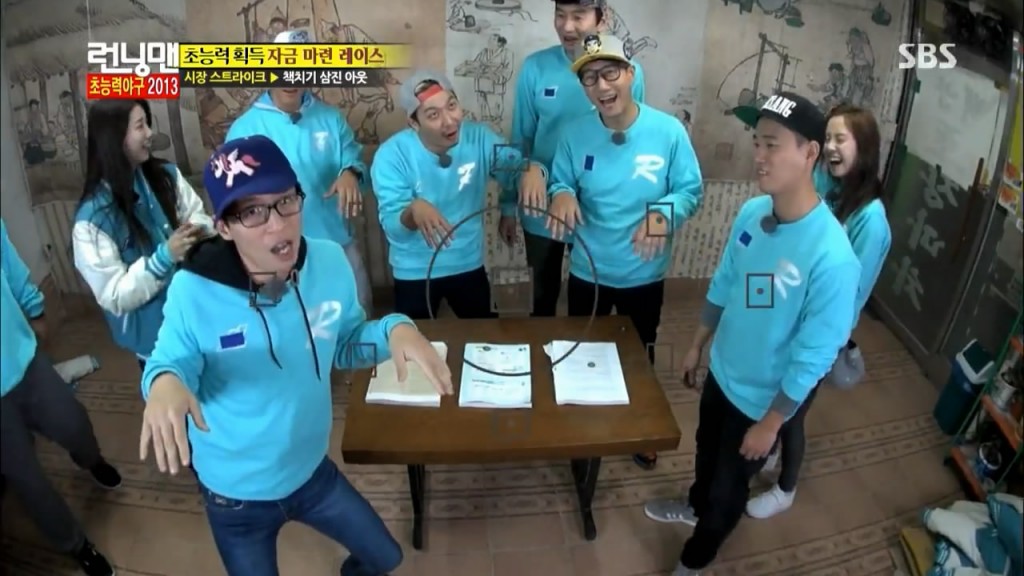 running man131124秀智奇特的艺能反应